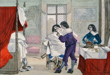 Interior of a Barber